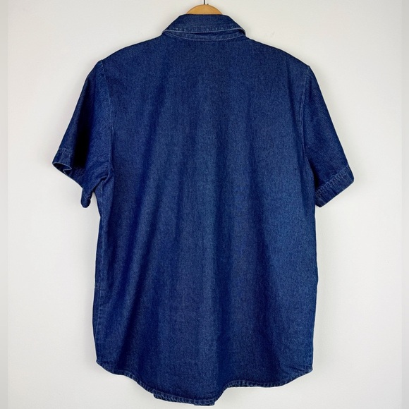 Samantha Edwards Vintage Denim Pin Tuck Blouse - Picture 7 of 8